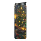 Chihuahua Kerstvakantie Thermosbeker (Gedraaid links)