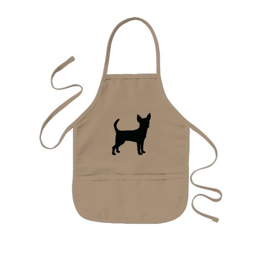 Chihuahua kinder apron. schort (Voorkant)