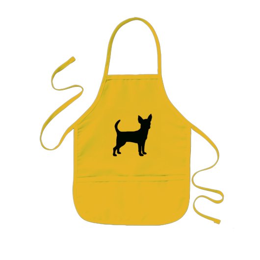 Chihuahua kinder apron. schort (Voorkant)