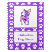 Chihuahua Kisses Schattig Hond Silhouet PPY&B Notitieboek (Voorkant)