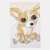 Chihuahua Kitchen Towel Theedoek (Verticaal)