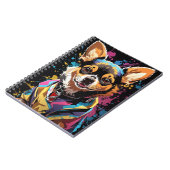 CHIHUAHUA kleurrijke splash Notitieboek (Linkerzijde)