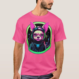 Chihuahua Kosmische Ruimte Honden Galaxy Astronaut T-shirt