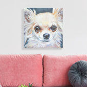 Chihuahua kunstwerk canvas afdruk (Insitu (Woonkamer))