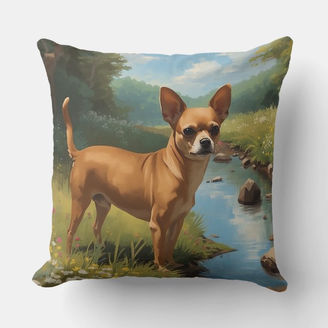 Chihuahua Kussen (Voorkant)