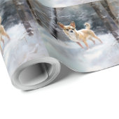 Chihuahua Laat het sneeuwen Kerstmis Cadeaupapier (Rol Hoek)