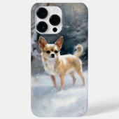 Chihuahua Laat het sneeuwen Kerstmis Case-Mate iPhone Case (Achterkant)