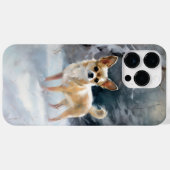 Chihuahua Laat het sneeuwen Kerstmis Case-Mate iPhone Case (Achterkant (horizontaal))