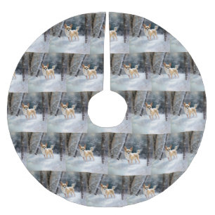 Chihuahua Laat het sneeuwen Kerstmis Kerstboom Rok