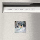 Chihuahua Laat het sneeuwen Kerstmis Magneet (Insitu (Vaatwasser))