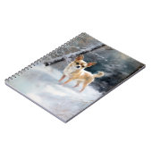 Chihuahua Laat het sneeuwen Kerstmis Notitieboek (Linkerzijde)