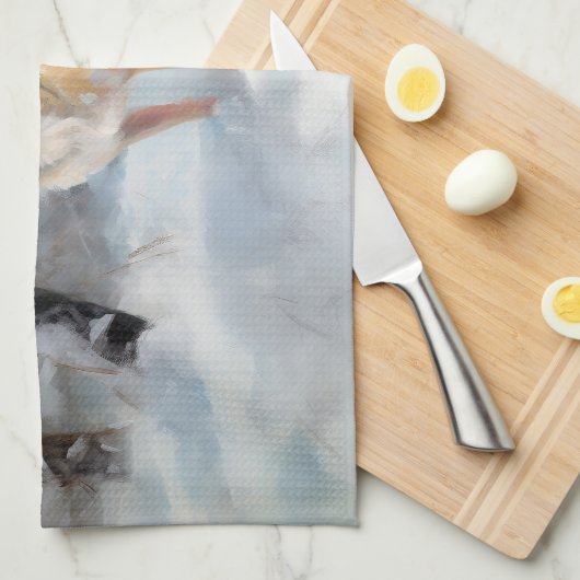 Chihuahua Laat het sneeuwen Kerstmis Theedoek (Quarter Fold)