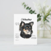 Chihuahua (lang) Geschiedenis Ontwerp Briefkaart (Staand voorkant)