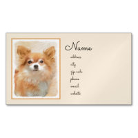 Chihuahua Langharige Hond Schilderij Originele Kun