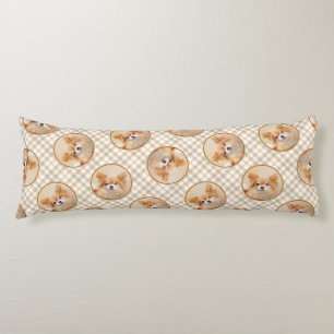 Chihuahua Langharige Schilderij Originele Hond Kun Lichaamskussen