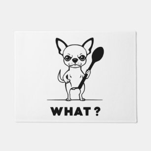 Chihuahua Lepel Verrassing Grappige Hond Kunst Deurmat