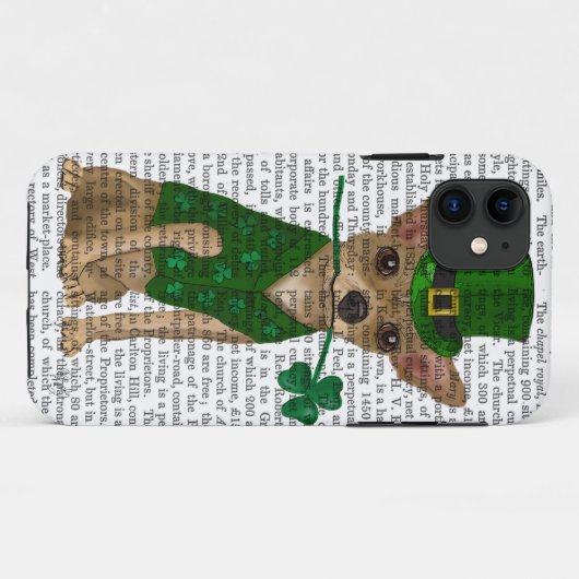 Chihuahua Leprechaun Case-Mate iPhone Case (Achterkant (horizontaal))