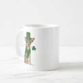 Chihuahua Leprechaun Koffiemok (Voorkant links)
