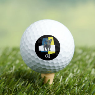 Chihuahua Leuke Hond Silhouet Mono TriGrid Golfballen