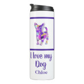 Chihuahua Leuke Hond Silhouet PPY&B Thermosbeker (Geroteerd rechts)