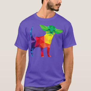 Chihuahua LGBT Gay Pride voor mannen Vrouwelijke j T-shirt
