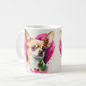 Chihuahua Liefde Grafisch Koffiemok (Voorkant links)