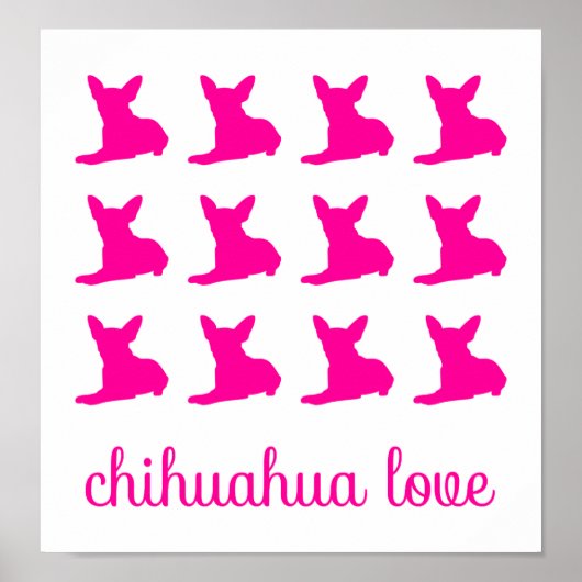 Chihuahua Liefde Poster (Voorkant)