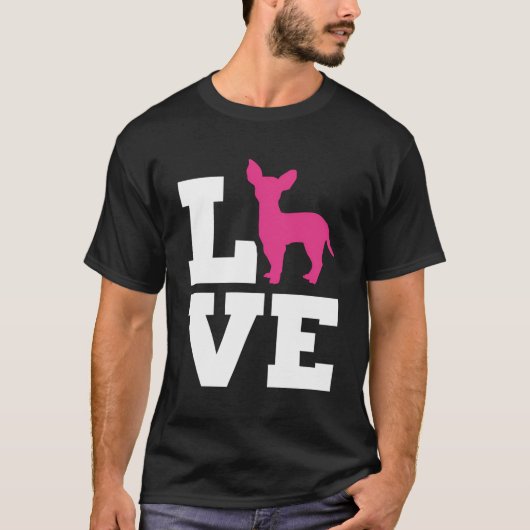 Chihuahua Liefde T-shirt (Voorkant)