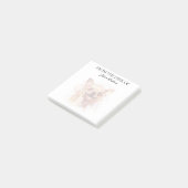 Chihuahua Liefhebber Geborduurde Hond Post-it® Notes (Schuin)