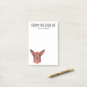 Chihuahua liefhebber post-it® notes (Op bureau)