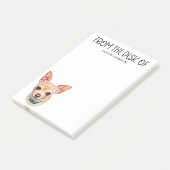 Chihuahua liefhebber post-it® notes (Schuin)