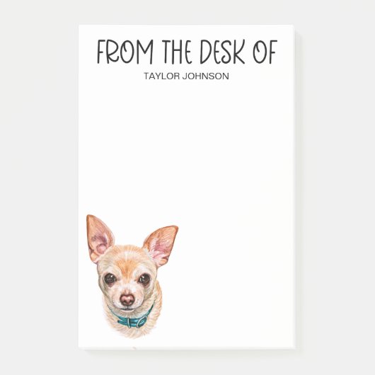 Chihuahua liefhebber post-it® notes (Voorkant)