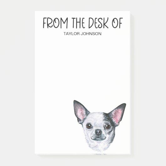 Chihuahua liefhebber post-it® notes (Voorkant)