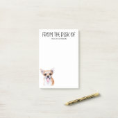 Chihuahua liefhebber post-it® notes (Op bureau)