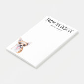 Chihuahua liefhebber post-it® notes (Schuin)