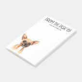 Chihuahua liefhebber post-it® notes (Schuin)
