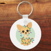 Chihuahua Lights Sleutelhanger (Voorkant)