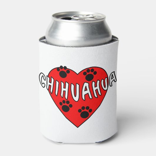 Chihuahua Love Blikjeskoeler (Blikje Voorkant)