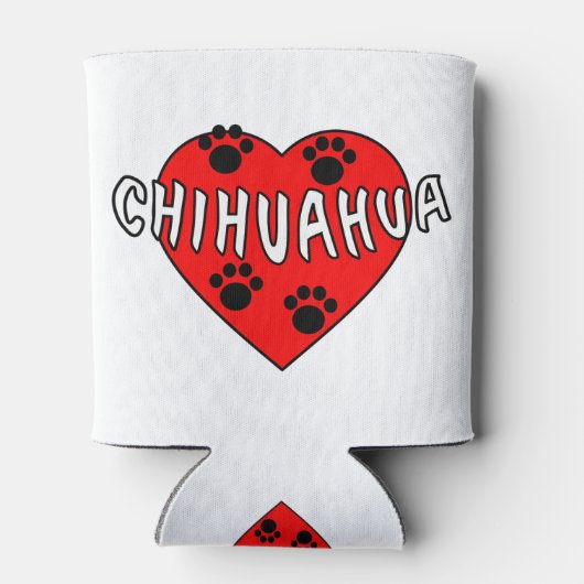 Chihuahua Love Blikjeskoeler (Achterkant)