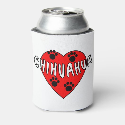 Chihuahua Love Blikjeskoeler (Blikje Achterkant)