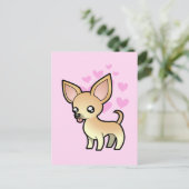 Chihuahua Love Briefkaart (Staand voorkant)