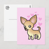 Chihuahua Love Briefkaart (Voorkant / Achterkant)
