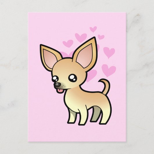 Chihuahua Love Briefkaart (Voorkant)