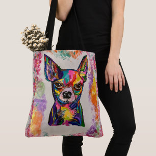 Chihuahua Love Canvas tas