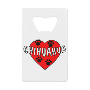 Chihuahua Love Creditkaart Flessenopener