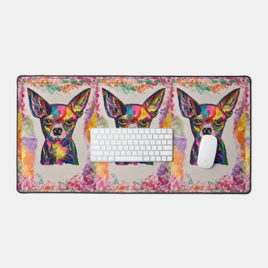 Chihuahua Love Desk Mat (Keyboard & Muis)