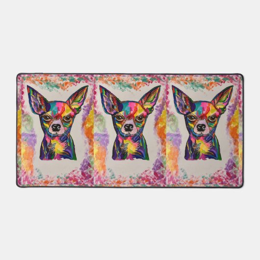 Chihuahua Love Desk Mat (Voorkant)