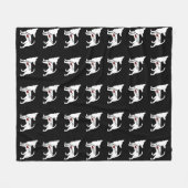 Chihuahua Love Fleece Deken (Voorkant (Horizontaal))