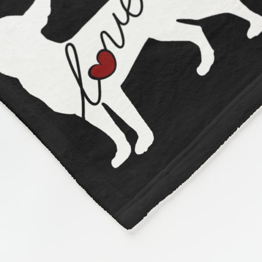 Chihuahua Love Fleece Deken (Hoek)