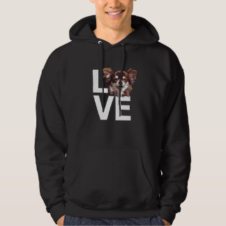 Chihuahua Love Lang Haar Chiwawa Lang Haar Gelukki Hoodie
